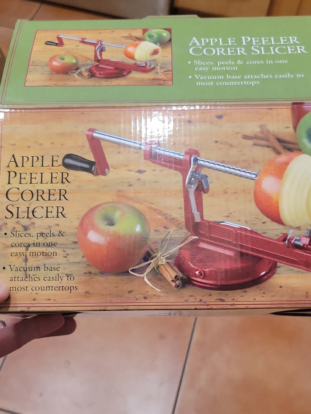 Manual Apple Potato Peeler Corer With Extra Blades